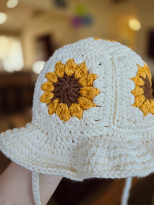 Cotton Flower Bucket Hat