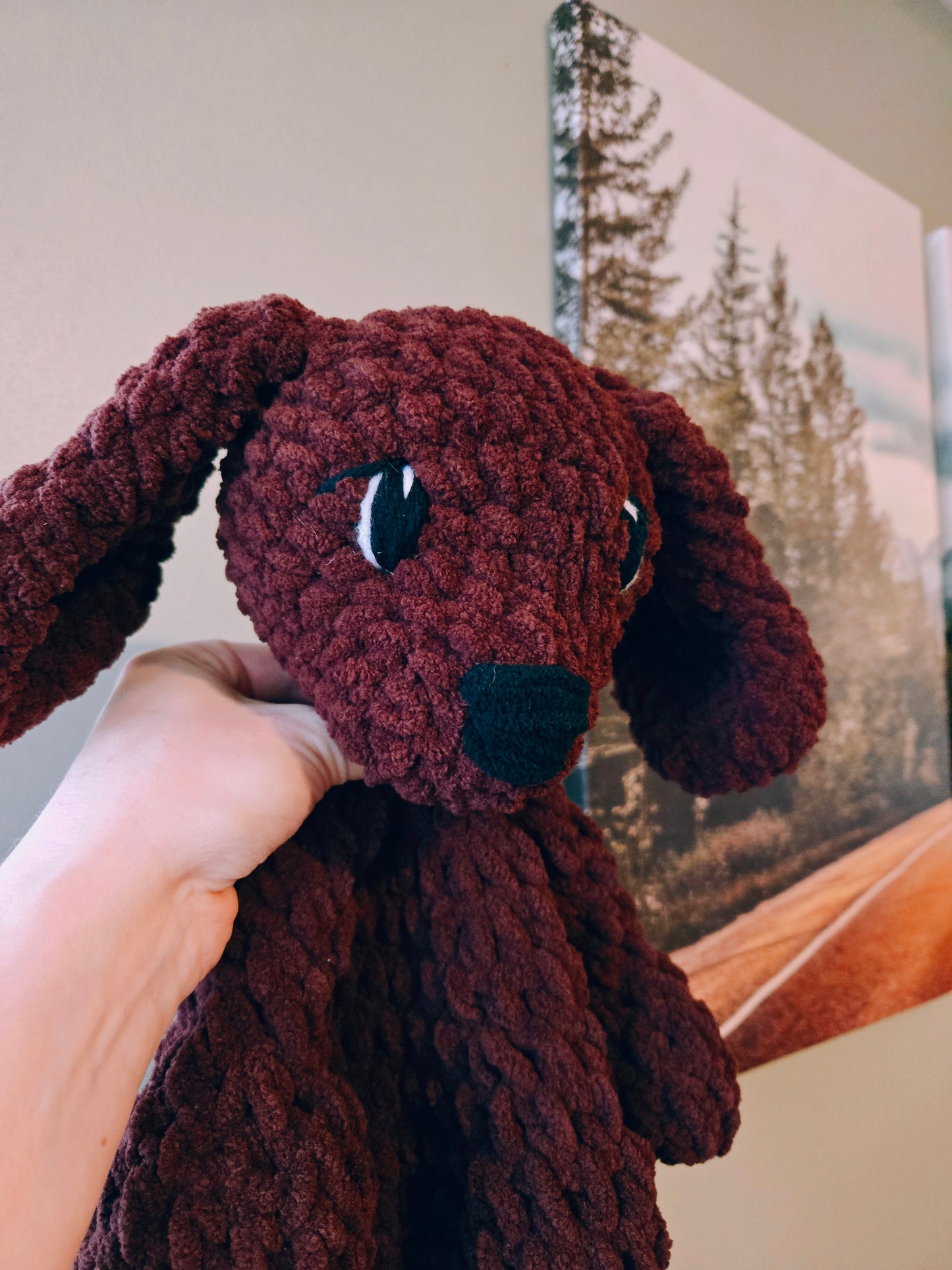 Chocolate Lab Lovey | 16"